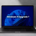 Windows 11 upgrade kostenlos Laptop mit aufschrift
