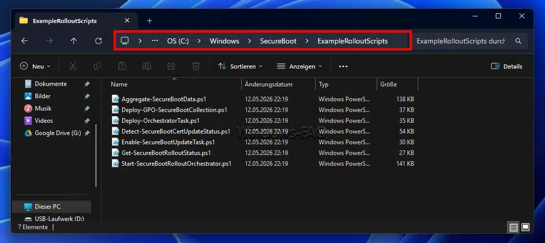 Neuer Secure-Boot-Ordner in Windows 11 – Was steckt dahinter? 2 Windows-11-Secure-Boot-Ordner Scripte