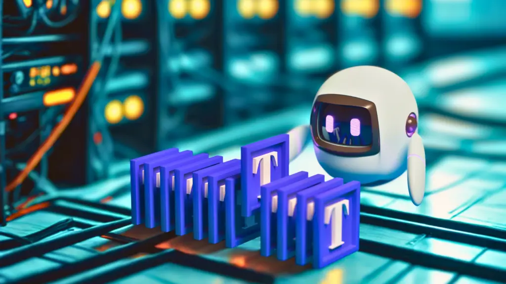 was ist eine Prompt Injection Roboter hebt eine Textscheibe an