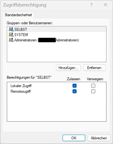 Ereignis-ID 10010 DCOM - Übersichtliche Windows 11 Fehlerbehebung 6 Eigenschaften Zugriffsberechtigung Komponentendienste Windows 11